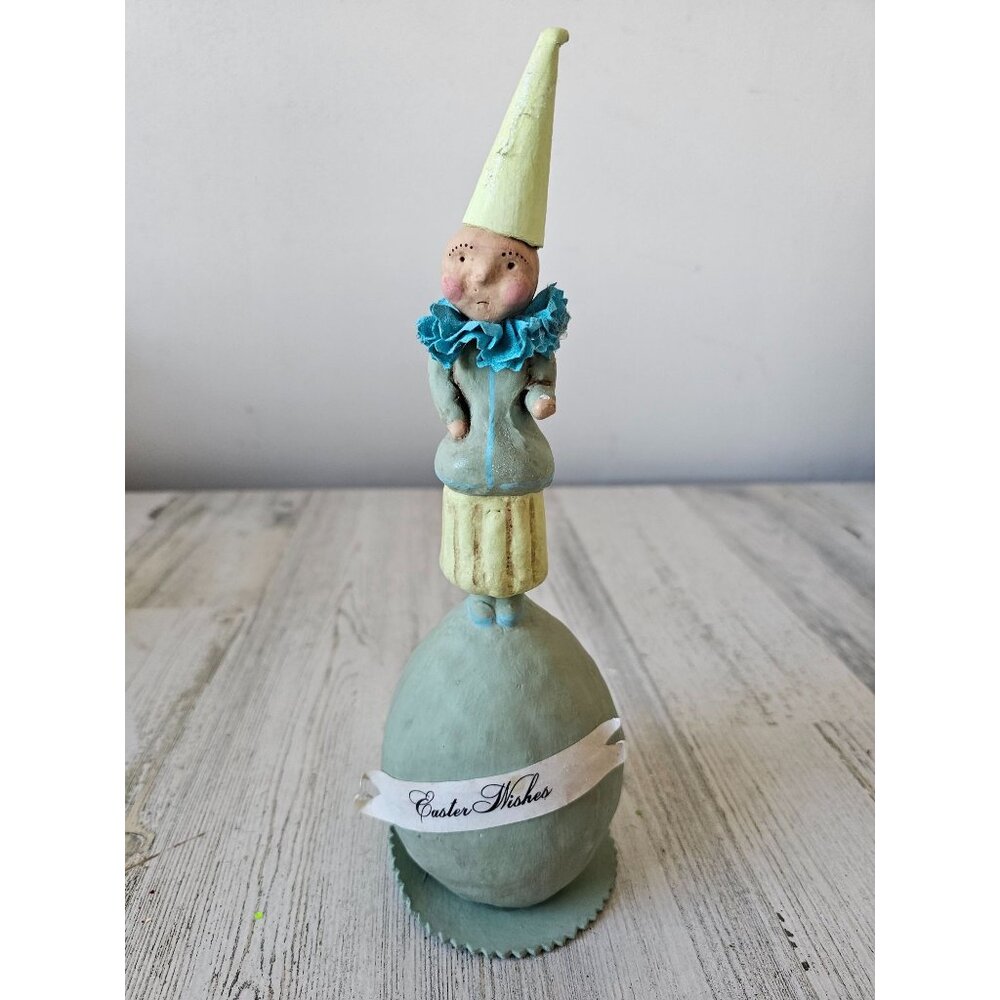Dee foust Bethany Lowe Easter‎ wishes egg spring decor figurine statue